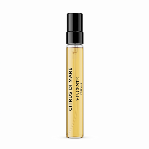 Нишов унисекс парфюм Vincente Parfums Citrus Di Mare 10 ml на цена 20 евро със свеж цитрусов и морски аромат.